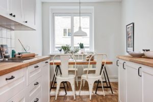 kök med matplats