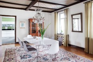 homestyling takkrona matsal vitt bord